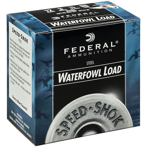 Federal WF133T Speed-Shok Waterfowl Shotshell 12 GA, 3-1/2 in, No. T